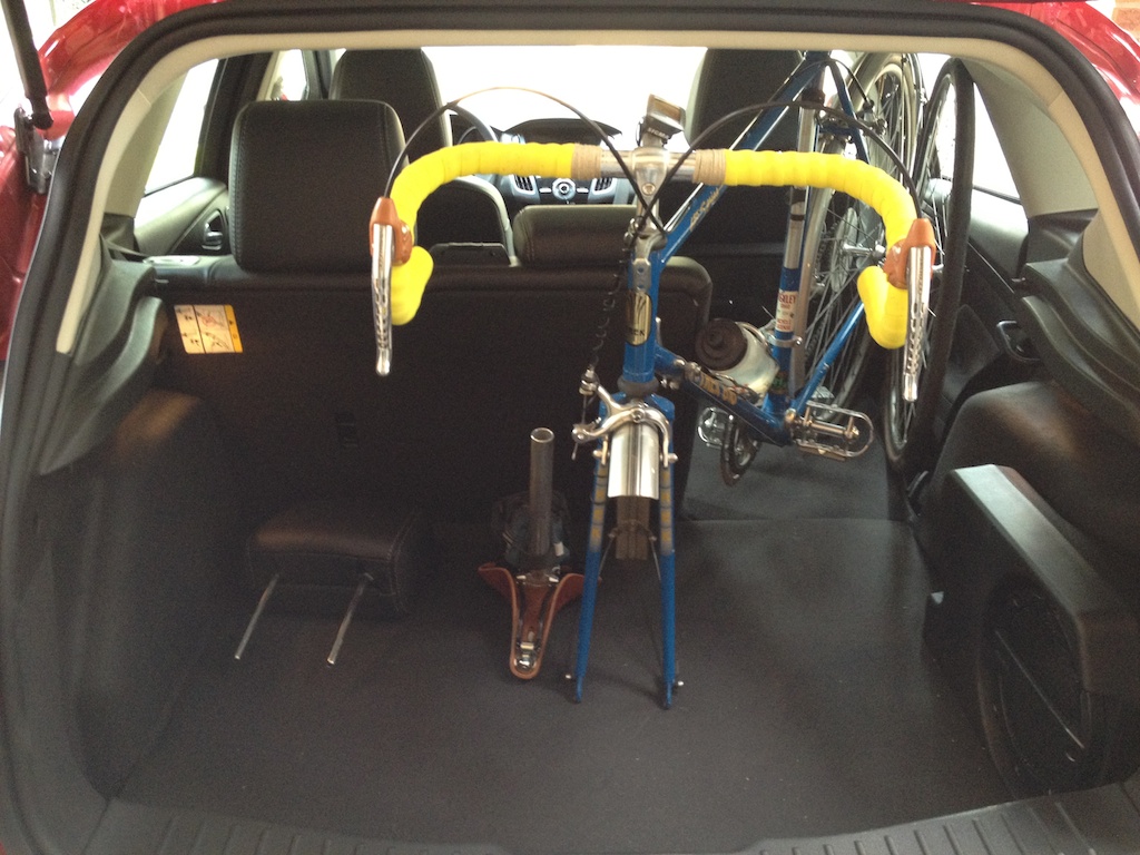 Interior Bike Rack For A 2012 Ford Focus Hatchback Steve Block