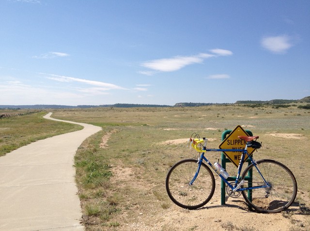 Photo of my bike south of castle rock