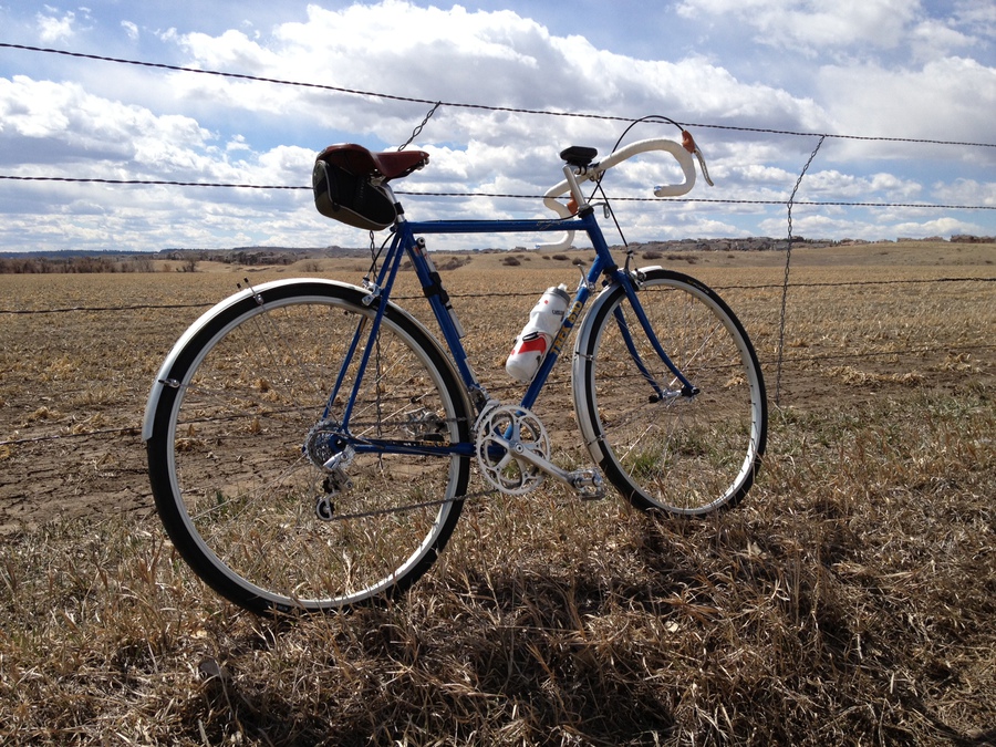 Trek 610 with new wheels