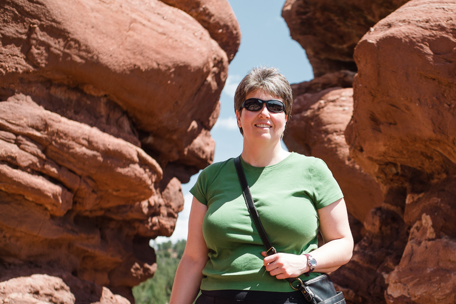 Suzy at Garden of the Gods