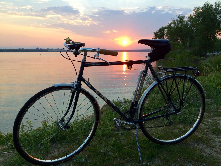 Fuji Espree at the Cherry Creek Reservoir at sunset